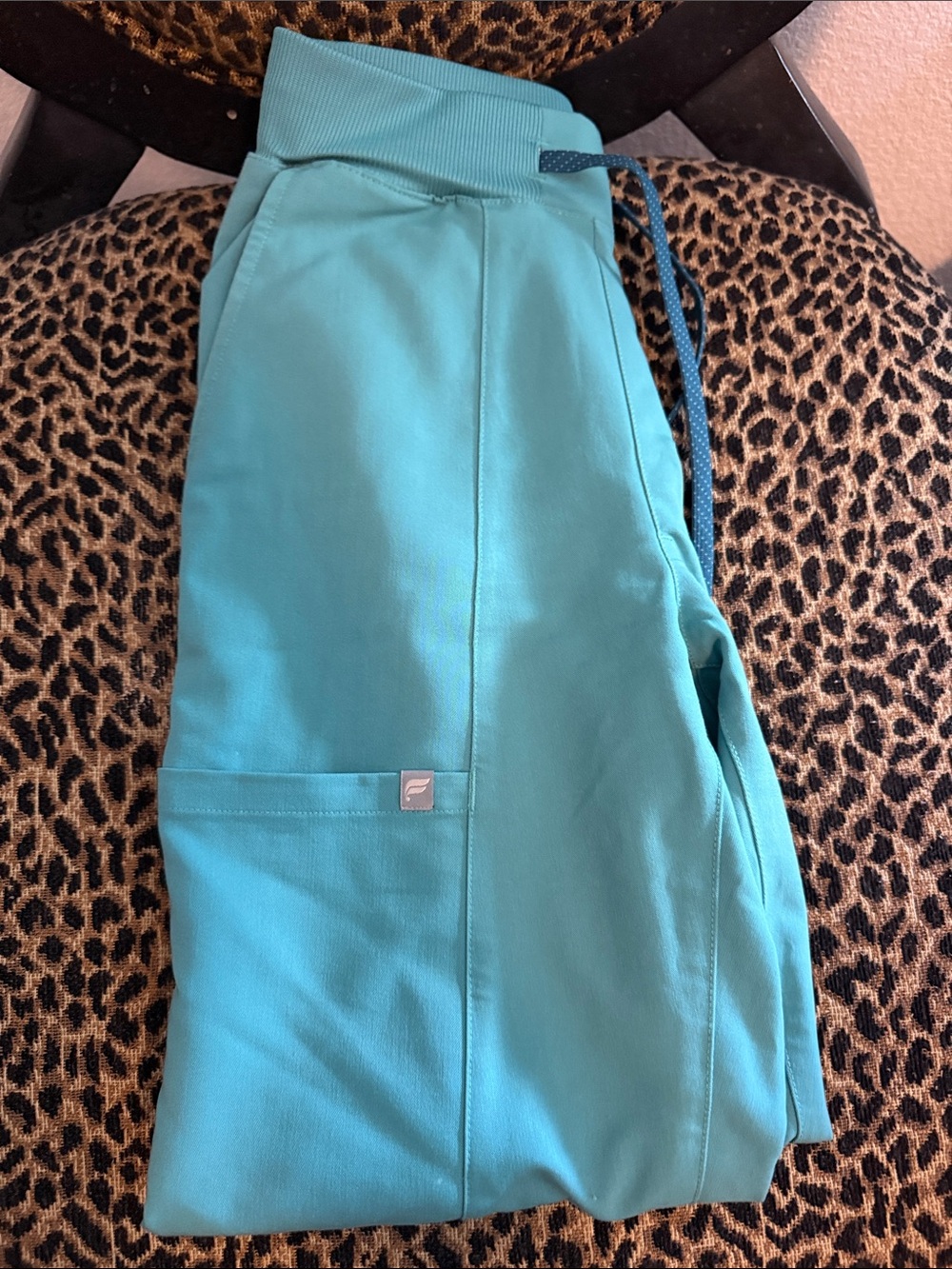 Fabletics Teal Women's Jogger Track Pants